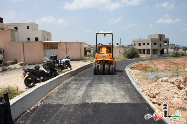 تعبيد مسار دوار رابعة ..بعد ان اصبح مسلكا للنشاطات الرياضية النسائية