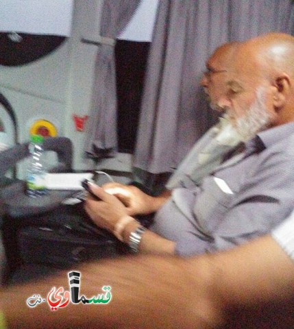 كفرقاسم : حجاج البر من حافلة الحاج احمد الصوص في طريقهم الى البلدة وهم بخير والحمدلله 