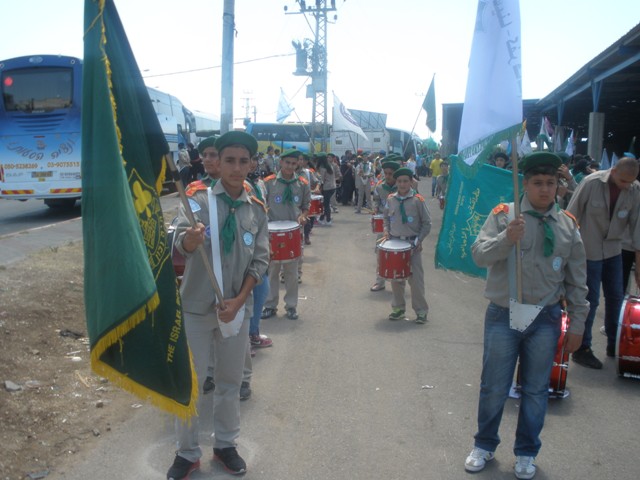 إعدادية ابن سينا كفر قاسم، في المسيرة الكشفية القطرية 