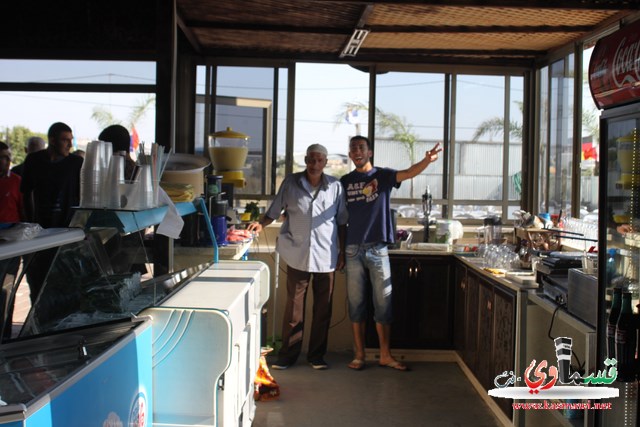 اجواء برازيلية في مقهى ابو البحر- افتتاح اكبر مقهى في المنطقة الغربية في كفرقاسم