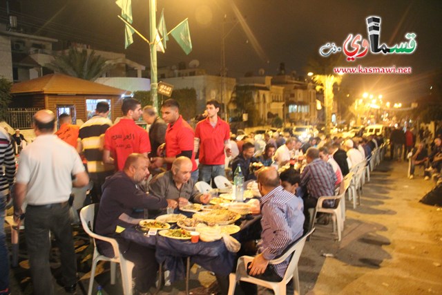 ابناء عائلة صرصور يُقيمون وليمة عشاء على اثير نصر شموخ الشيوخ