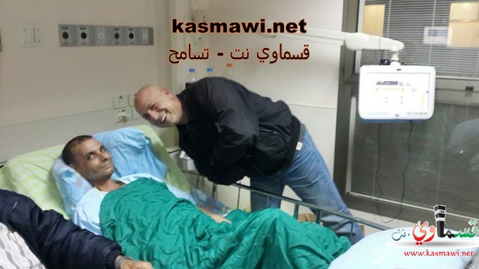 الشاب فارس صالح بدير يتماثل للشفاء بعد نجاح العملية الجراحية اليوم 