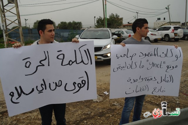 الطيبة : المئات يتظاهرون  من المثلث الجنوبي ضد حادثة اطلاق الرصاص على بيت مالك الطيبة نت 