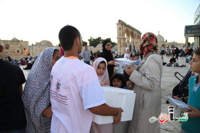 جمعية الاقصى لرعاية الاوقاف الاسلامية تبدأ بتنفيذ المشاريع الرمضانية في المسجد الاقصى وبيت المقدس واكنافه