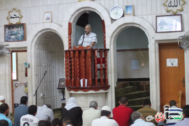 صوت يصدح في مسجد علي بن ابي طالب وشعائر خطبة الجمعة