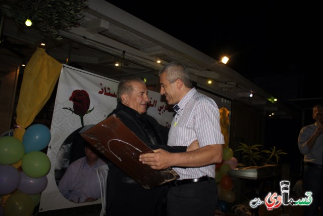 هيهات ان ياتي الزمان بمثله .. حفل تكريم الاستاذ مصطفى عبدالله صرصور