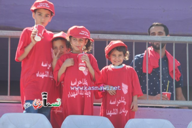 فيديو : الحسم النهائي ينتقل الى ارض الناصرة يوم الثلاثاء بعد التعادل 1-1 واكثر من 4500 مشجع ساند الفريق القسماوي 