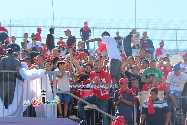 فيديو : الحسم النهائي ينتقل الى ارض الناصرة يوم الثلاثاء بعد التعادل 1-1 واكثر من 4500 مشجع ساند الفريق القسماوي 