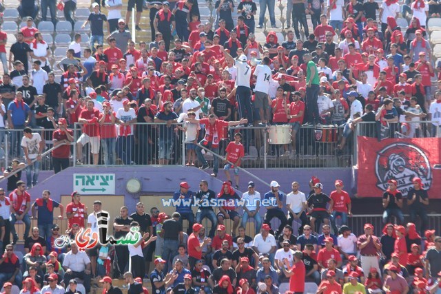 فيديو : الحسم النهائي ينتقل الى ارض الناصرة يوم الثلاثاء بعد التعادل 1-1 واكثر من 4500 مشجع ساند الفريق القسماوي 