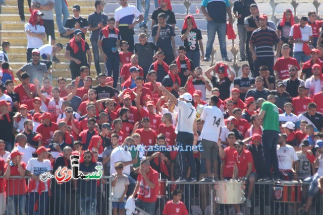 فيديو : الحسم النهائي ينتقل الى ارض الناصرة يوم الثلاثاء بعد التعادل 1-1 واكثر من 4500 مشجع ساند الفريق القسماوي 