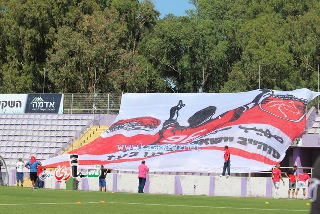 فيديو : الحسم النهائي ينتقل الى ارض الناصرة يوم الثلاثاء بعد التعادل 1-1 واكثر من 4500 مشجع ساند الفريق القسماوي 