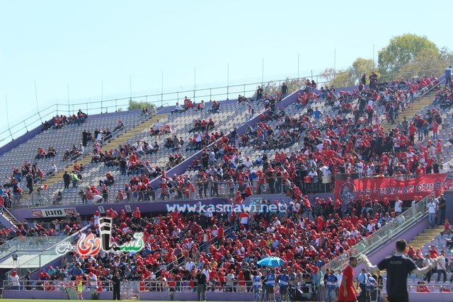 فيديو : الحسم النهائي ينتقل الى ارض الناصرة يوم الثلاثاء بعد التعادل 1-1 واكثر من 4500 مشجع ساند الفريق القسماوي 