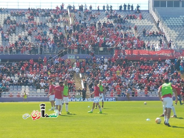 فيديو : الحسم النهائي ينتقل الى ارض الناصرة يوم الثلاثاء بعد التعادل 1-1 واكثر من 4500 مشجع ساند الفريق القسماوي 