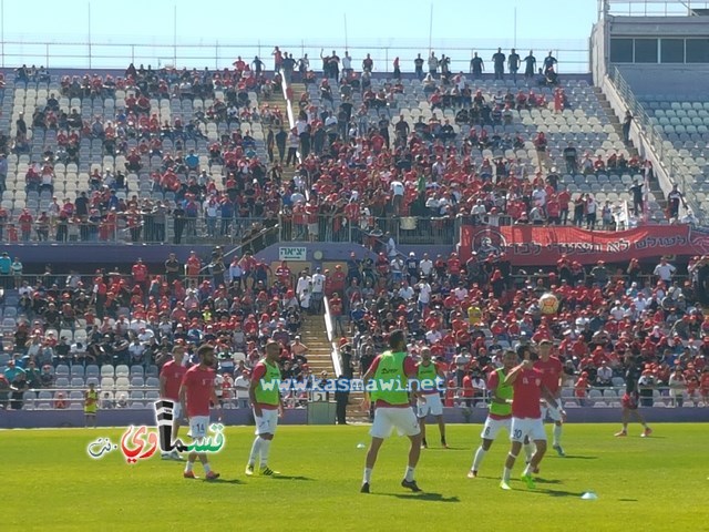 فيديو : الحسم النهائي ينتقل الى ارض الناصرة يوم الثلاثاء بعد التعادل 1-1 واكثر من 4500 مشجع ساند الفريق القسماوي 