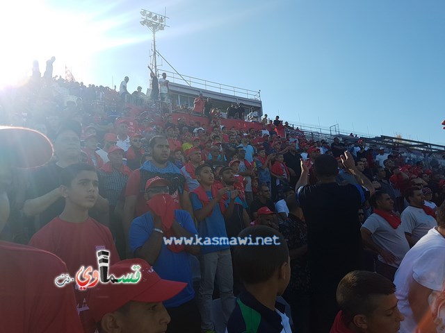 فيديو : الحسم النهائي ينتقل الى ارض الناصرة يوم الثلاثاء بعد التعادل 1-1 واكثر من 4500 مشجع ساند الفريق القسماوي 