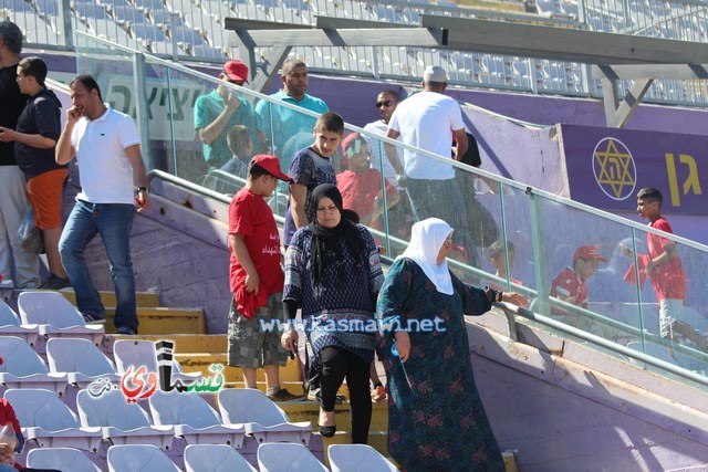 فيديو : الحسم النهائي ينتقل الى ارض الناصرة يوم الثلاثاء بعد التعادل 1-1 واكثر من 4500 مشجع ساند الفريق القسماوي 