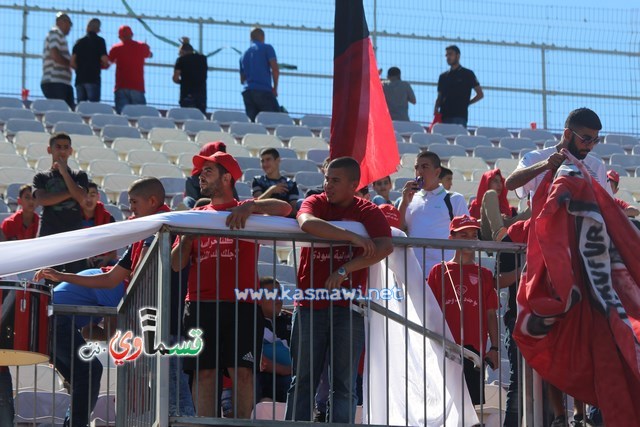 فيديو : الحسم النهائي ينتقل الى ارض الناصرة يوم الثلاثاء بعد التعادل 1-1 واكثر من 4500 مشجع ساند الفريق القسماوي 