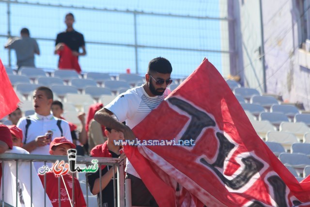 فيديو : الحسم النهائي ينتقل الى ارض الناصرة يوم الثلاثاء بعد التعادل 1-1 واكثر من 4500 مشجع ساند الفريق القسماوي 