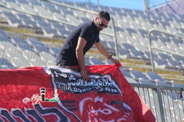 فيديو : الحسم النهائي ينتقل الى ارض الناصرة يوم الثلاثاء بعد التعادل 1-1 واكثر من 4500 مشجع ساند الفريق القسماوي 