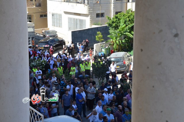  فيديو: الالاف في مظاهرة الشهيد محمد والرئيس عادل بدير  على الشرطة الاختيار محاربة كفرقاسم او عائلات الاجرام 