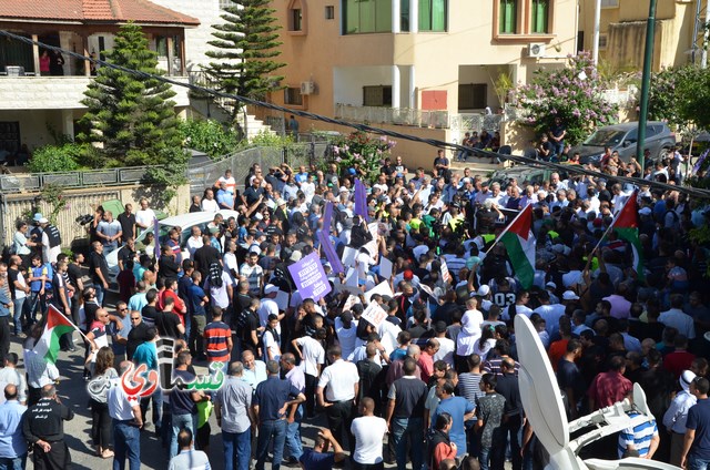  فيديو: الالاف في مظاهرة الشهيد محمد والرئيس عادل بدير  على الشرطة الاختيار محاربة كفرقاسم او عائلات الاجرام 