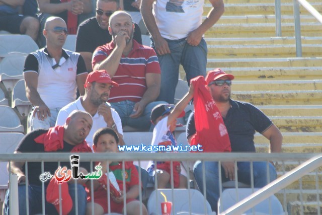 فيديو : الحسم النهائي ينتقل الى ارض الناصرة يوم الثلاثاء بعد التعادل 1-1 واكثر من 4500 مشجع ساند الفريق القسماوي 