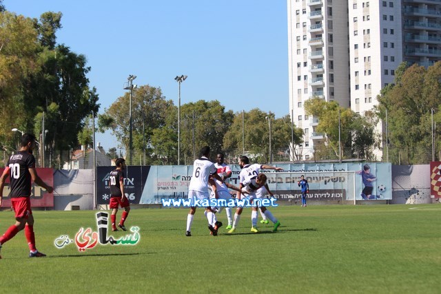 فيديو : الحسم النهائي ينتقل الى ارض الناصرة يوم الثلاثاء بعد التعادل 1-1 واكثر من 4500 مشجع ساند الفريق القسماوي 