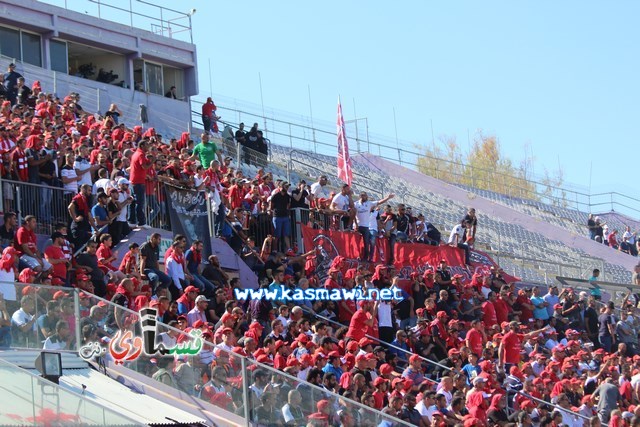 فيديو : الحسم النهائي ينتقل الى ارض الناصرة يوم الثلاثاء بعد التعادل 1-1 واكثر من 4500 مشجع ساند الفريق القسماوي 