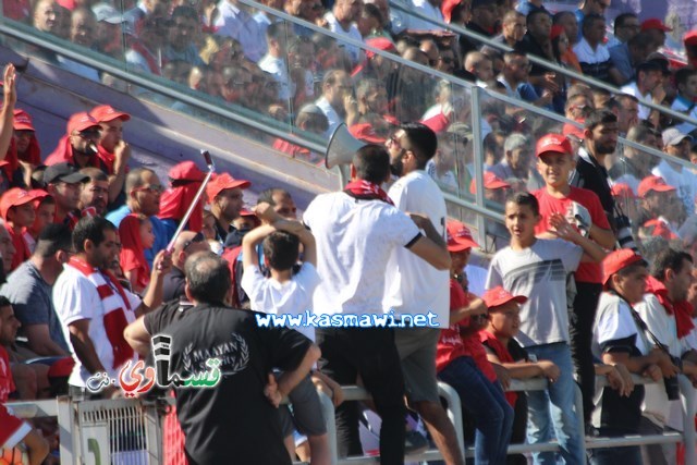 فيديو : الحسم النهائي ينتقل الى ارض الناصرة يوم الثلاثاء بعد التعادل 1-1 واكثر من 4500 مشجع ساند الفريق القسماوي 