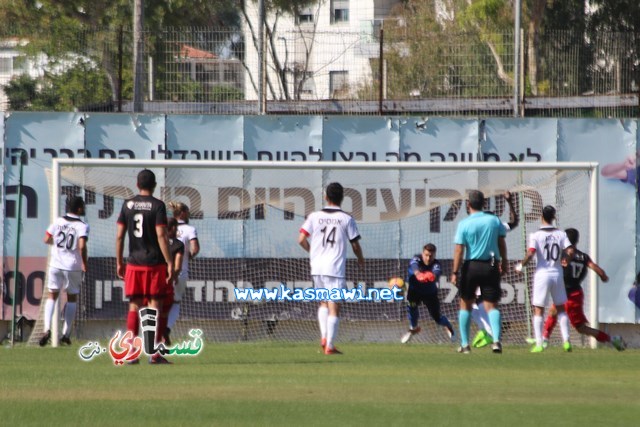 فيديو : الحسم النهائي ينتقل الى ارض الناصرة يوم الثلاثاء بعد التعادل 1-1 واكثر من 4500 مشجع ساند الفريق القسماوي 