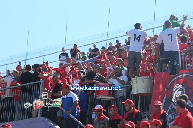 فيديو : الحسم النهائي ينتقل الى ارض الناصرة يوم الثلاثاء بعد التعادل 1-1 واكثر من 4500 مشجع ساند الفريق القسماوي 