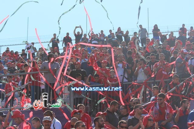 فيديو : الحسم النهائي ينتقل الى ارض الناصرة يوم الثلاثاء بعد التعادل 1-1 واكثر من 4500 مشجع ساند الفريق القسماوي 