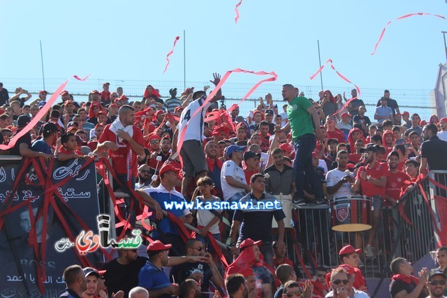 فيديو : الحسم النهائي ينتقل الى ارض الناصرة يوم الثلاثاء بعد التعادل 1-1 واكثر من 4500 مشجع ساند الفريق القسماوي 