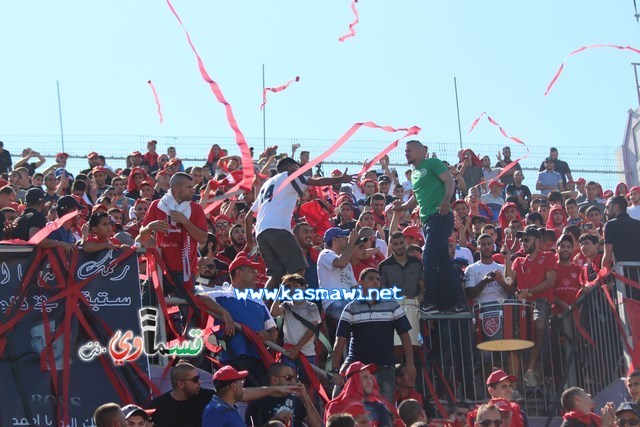 فيديو : الحسم النهائي ينتقل الى ارض الناصرة يوم الثلاثاء بعد التعادل 1-1 واكثر من 4500 مشجع ساند الفريق القسماوي 