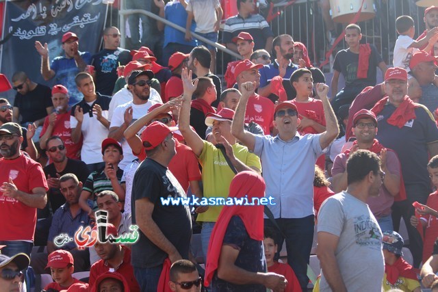 فيديو : الحسم النهائي ينتقل الى ارض الناصرة يوم الثلاثاء بعد التعادل 1-1 واكثر من 4500 مشجع ساند الفريق القسماوي 