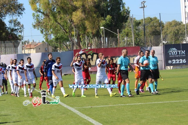 فيديو : الحسم النهائي ينتقل الى ارض الناصرة يوم الثلاثاء بعد التعادل 1-1 واكثر من 4500 مشجع ساند الفريق القسماوي 