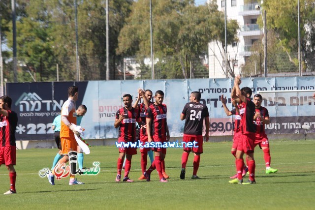 فيديو : الحسم النهائي ينتقل الى ارض الناصرة يوم الثلاثاء بعد التعادل 1-1 واكثر من 4500 مشجع ساند الفريق القسماوي 