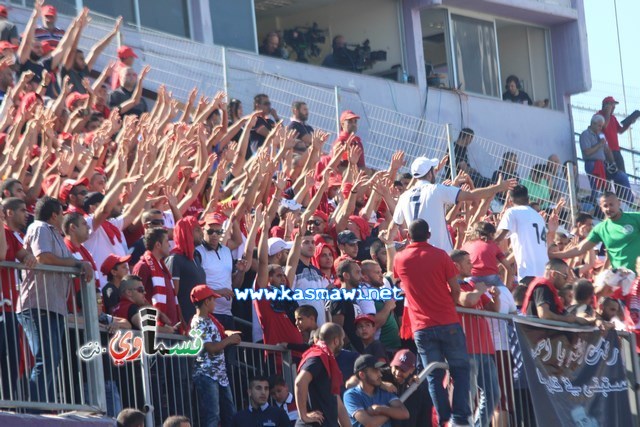 فيديو : الحسم النهائي ينتقل الى ارض الناصرة يوم الثلاثاء بعد التعادل 1-1 واكثر من 4500 مشجع ساند الفريق القسماوي 