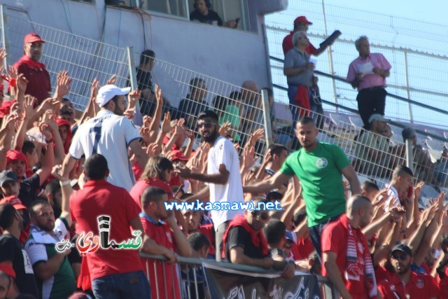 فيديو : الحسم النهائي ينتقل الى ارض الناصرة يوم الثلاثاء بعد التعادل 1-1 واكثر من 4500 مشجع ساند الفريق القسماوي 