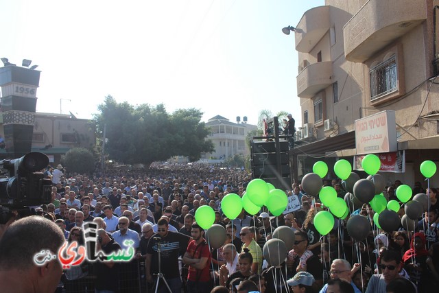 فيديو : الآلاف من الجماهير العربية والقسماوية تحيي الذكرى ال 60 لمجزرة كفرقاسم والمطالبة بالاعتراف بالجريمة 