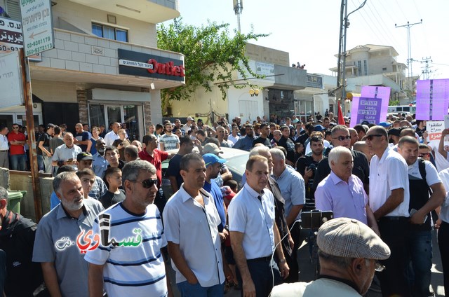  فيديو: الالاف في مظاهرة الشهيد محمد والرئيس عادل بدير  على الشرطة الاختيار محاربة كفرقاسم او عائلات الاجرام 