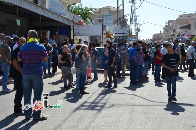  فيديو: الالاف في مظاهرة الشهيد محمد والرئيس عادل بدير  على الشرطة الاختيار محاربة كفرقاسم او عائلات الاجرام 