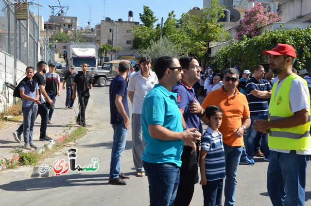  فيديو: الالاف في مظاهرة الشهيد محمد والرئيس عادل بدير  على الشرطة الاختيار محاربة كفرقاسم او عائلات الاجرام 