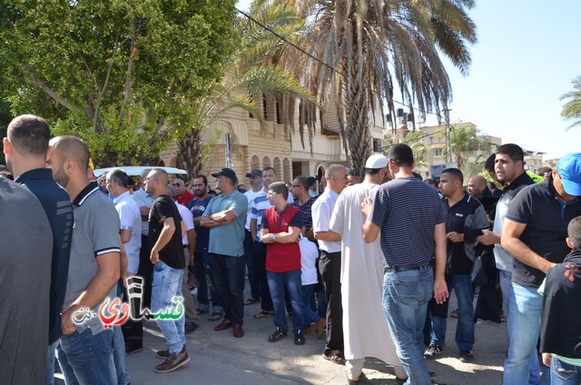  فيديو: الالاف في مظاهرة الشهيد محمد والرئيس عادل بدير  على الشرطة الاختيار محاربة كفرقاسم او عائلات الاجرام 