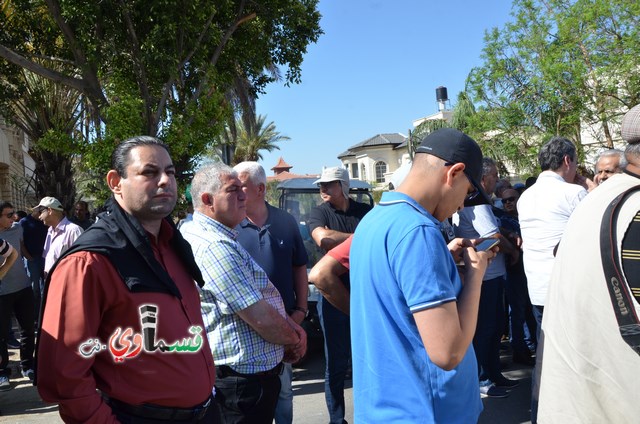  فيديو: الالاف في مظاهرة الشهيد محمد والرئيس عادل بدير  على الشرطة الاختيار محاربة كفرقاسم او عائلات الاجرام 