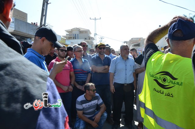  فيديو: الالاف في مظاهرة الشهيد محمد والرئيس عادل بدير  على الشرطة الاختيار محاربة كفرقاسم او عائلات الاجرام 