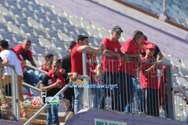 فيديو : الحسم النهائي ينتقل الى ارض الناصرة يوم الثلاثاء بعد التعادل 1-1 واكثر من 4500 مشجع ساند الفريق القسماوي 