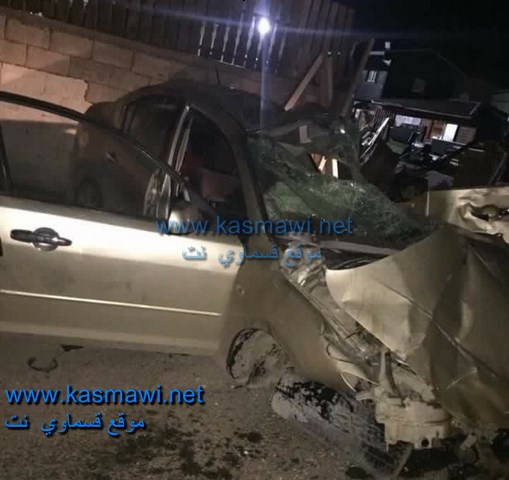   كفرقاسم- فيديو: حادث طرق مروع في مدخل البلدة واصابة شابين بإصابات  خطيرة  جدا  