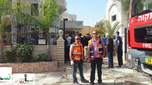 كفر قاسم : اندلاع حريق بأحد البيوت شمالي المدينة بدون اصابات