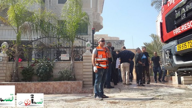 كفر قاسم : اندلاع حريق بأحد البيوت شمالي المدينة بدون اصابات
